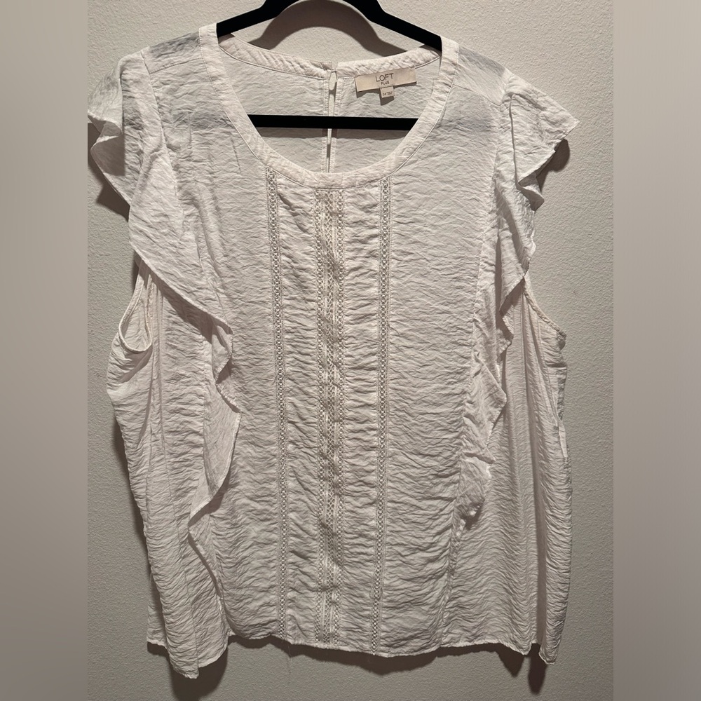 White Loft top size 3x